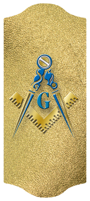 DARAY C 370 SH GD Masonic Lodge Shimmer Gold